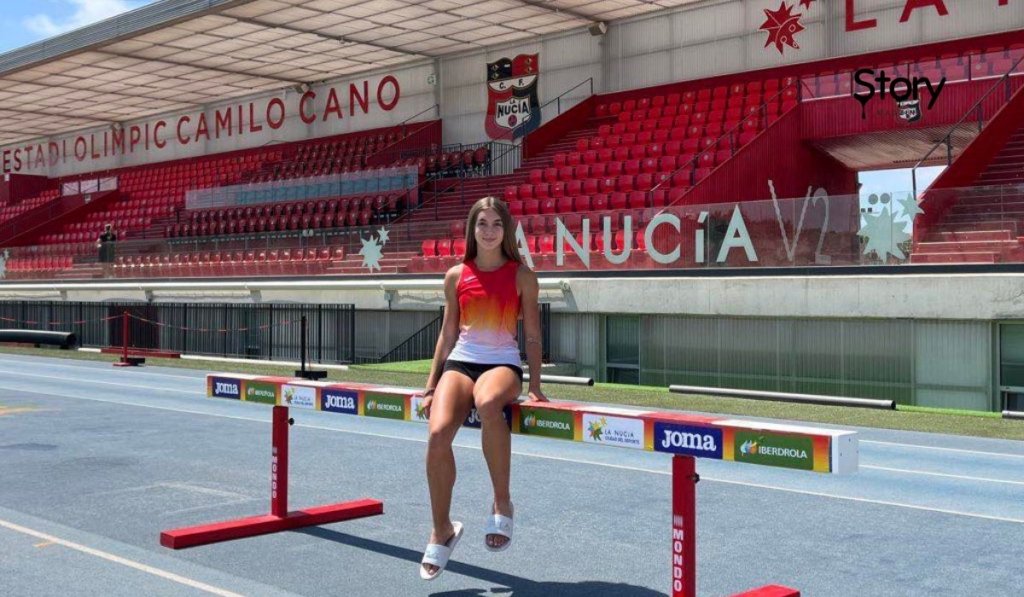 Sara navarro herce atSpanish Under-16 Athletics Championship 2022