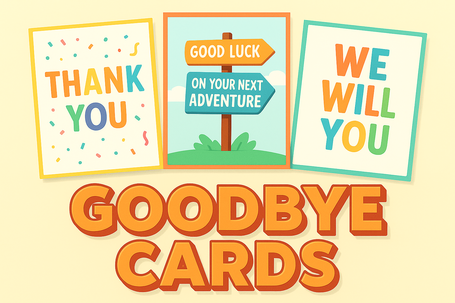 Goodbye Cards